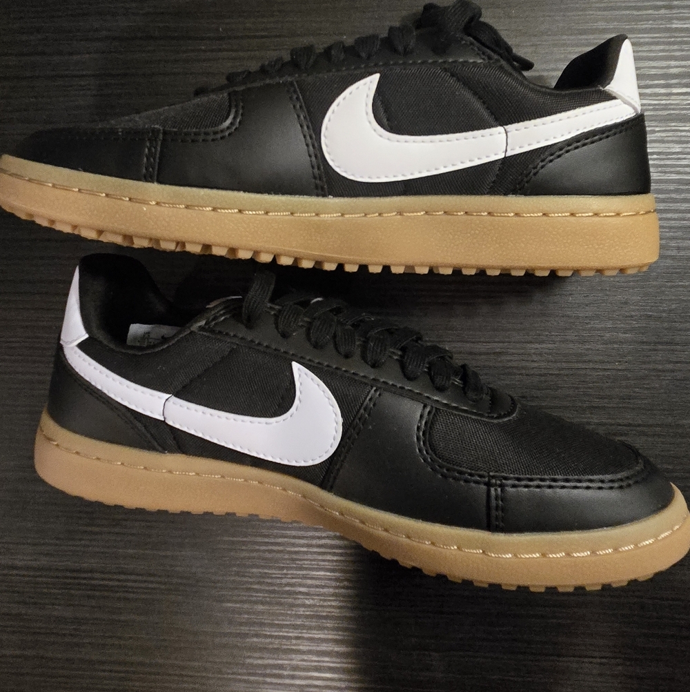 Nike Field General Black White Gum Sneakers Womens 7.5 New - Picture 2 of 7